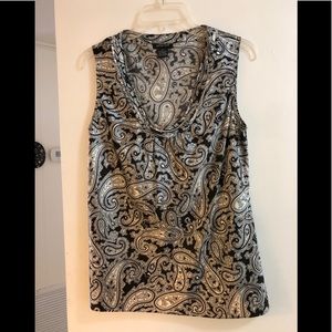 Silky soft and silk look top by Spence, SZ. M